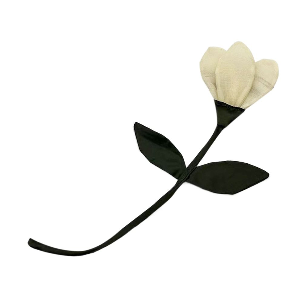 Handgemachte Tulpe Brosche Pins Tuch Stoff Revers Pins neue Kragen Blume