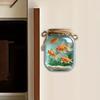 2D Acryl Kühlschrankmagnet London Goldfisch Topfpflanzen Sonnenblumenstrauß Kühlschrankmagnet Haus Küche Schrank Spind Dekoration
