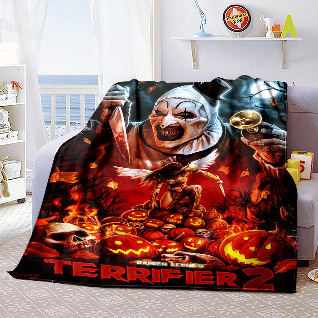 Captain Spauldings Museum Monsters Madmen Clown Blanket Perfect All Seasons Soft Comfortable Sofa Office Nap Travel Festive Gift