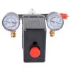 Druckschalter mit Regelventilen 125PSI Doppelabgang Druckventilschalter 220V
