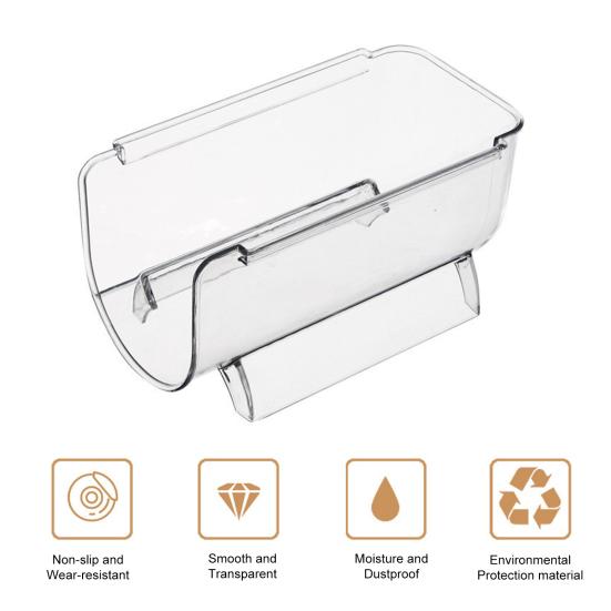 Stabelbart oppbevaringsstativ Glatte kanter Plast Knusesikker Flaskeorganisator for Kjøkken