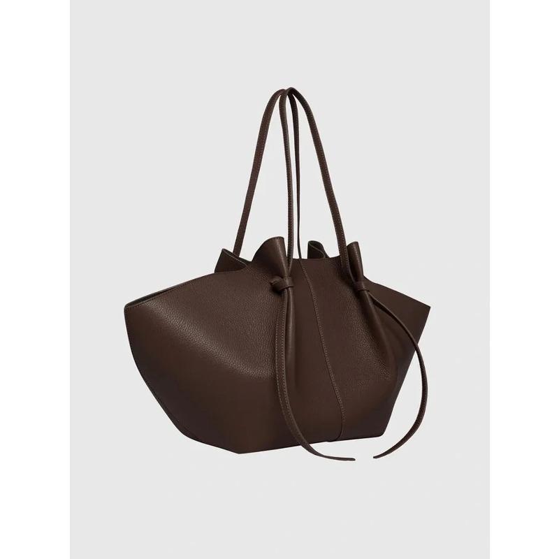 Ladies' Single-shoulder Handbag, High-end Large-capacity PU Leather Underarm Tote Bag, Wing Bag