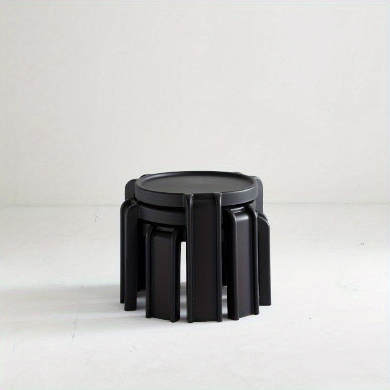 1Pc round balcony tea table coffee table ins wind living room side few outdoor tea table bedroom round table personality simple