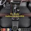 Floor Mats For Skoda Kodiaq 2017- Karoq 2017- KAMIQ 2018- Full Coverage Auto Floor Mats Luxury Floor Liners
