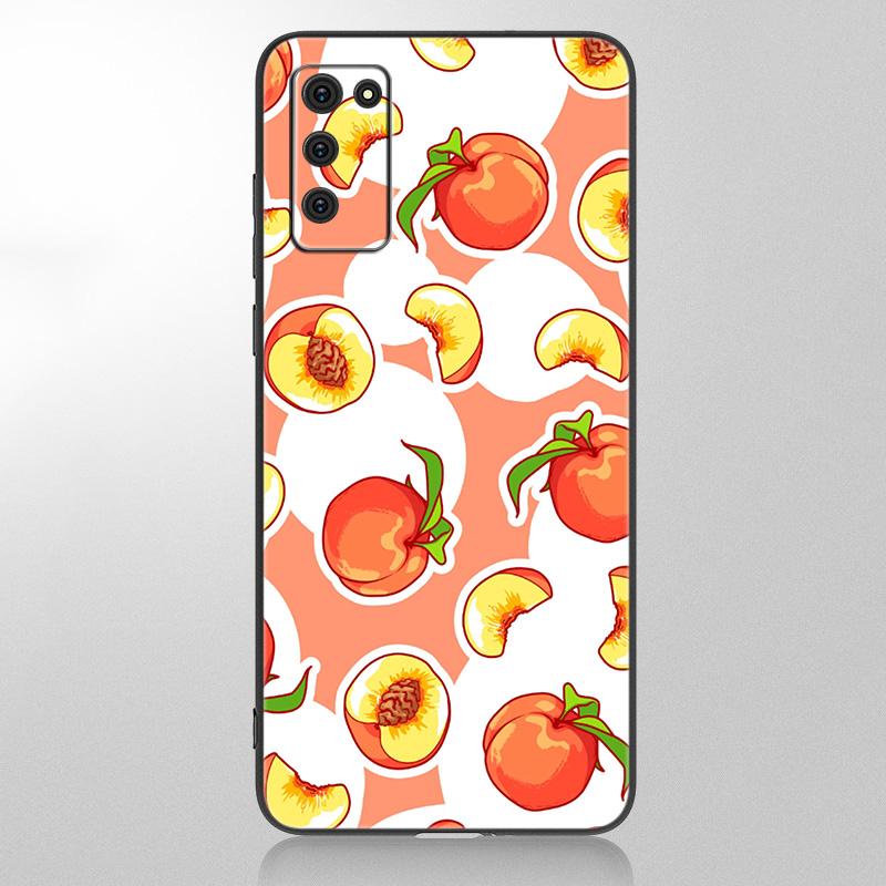 Summer green leaves fruit lemon Case For Samsung Galaxy A12 A02S A22 A32 A52 A72 A71 A51 A41 A31 A21 A11 A50 A70 A10S A20S Cover