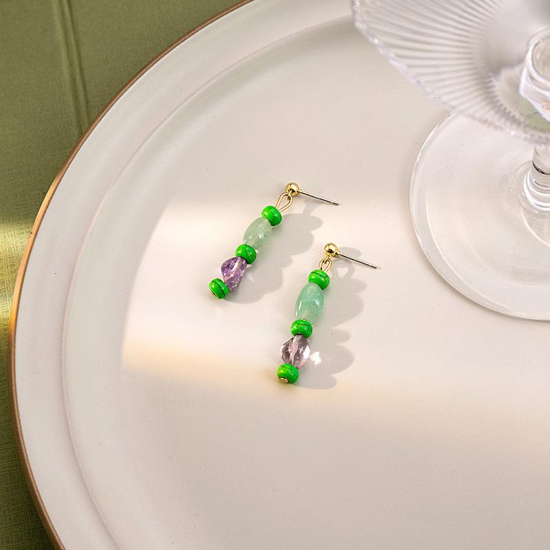 BLINGBAY Women's New Chinese Style Imitation Pearl Earrings Chinese Style Butterfly Drop-shaped Tassel Earrings Simple Hanfu Accessories Retro Jewelry