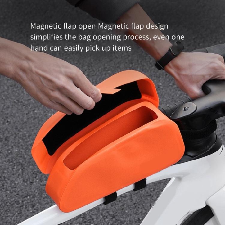 Magnetiska Fästen Cykelväska Utomhuscykling Fickor Kompakta Vattentätad Cykelväska för Pendling och Utomhuscykling