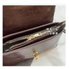 IELGY Retro All-Match Trendy Fashion Casual One-Shoulder Messenger Ladies Small Square Bag