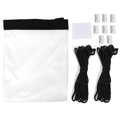 4:3 Thickened 100percent  Polyester Portable Foldable White Soft Projector Screen Curtain100-Inch