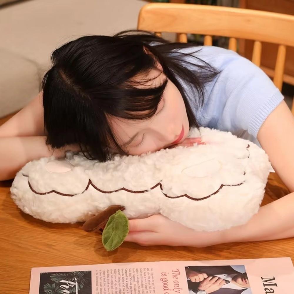 Soft Curly Fluff Stuffed Pillow Cute Bear Face Plush Pillow Bear Plush Pillow Home Decor