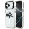 Karl Lagerfeld IML Karl Sketch Logo MagSafe Case for iPhone 17 Pro Clear