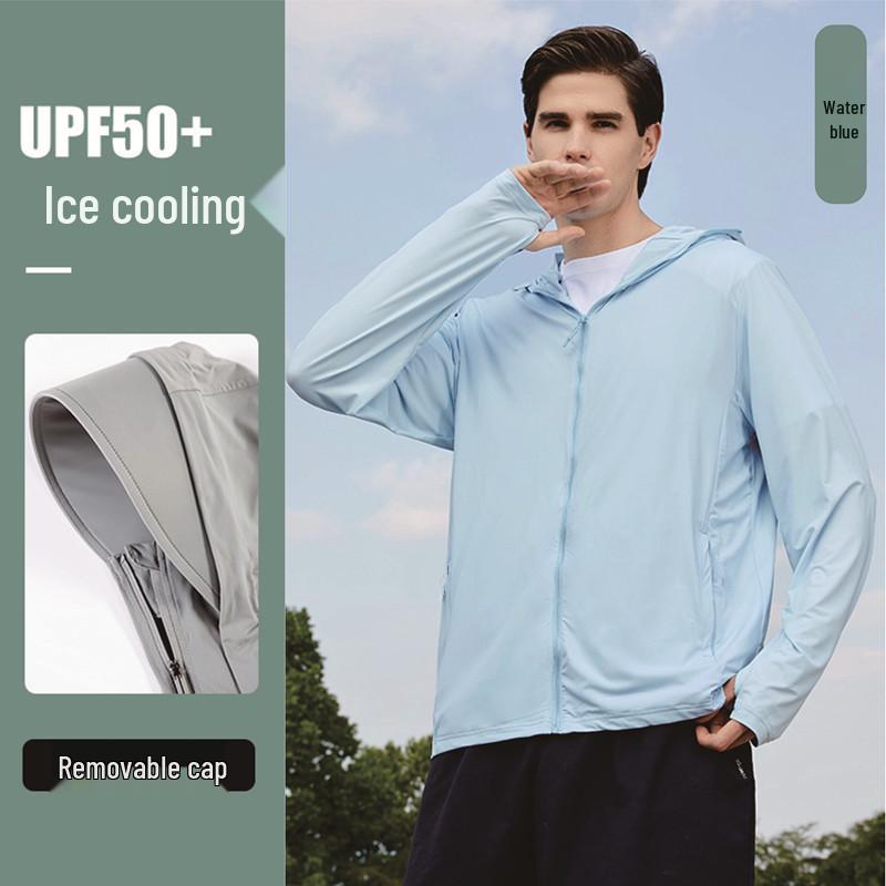 

Мужская одежда для рыбалки с защитой от УФ-лучей, со встроенным солнцезащитным козырьком и маской для лица 4XL (200-230 lbs)