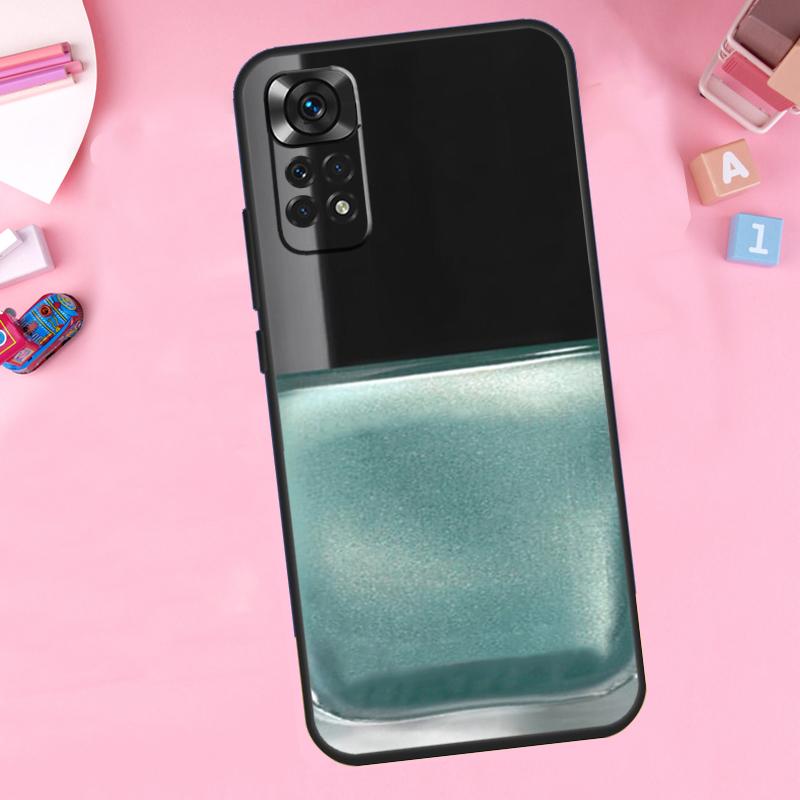Nail Polish Bottles Collection For Xiaomi Redmi Note 13 14 9 10 11 12 15 Pro Plus Phone Case For Redmi 15 C 14C 10C 12C 13C
