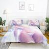Customized Sexy Anime Pattern Duvet Cover Set Single/twin Size Bedding Set Anime Cartoon Print Quilt Cover Set 3pcs