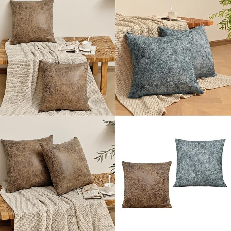 Stretchable Water Resistant Cushion Cover With Soft Sand Finish Surfaces Ideal For Family With Kids Or Pet