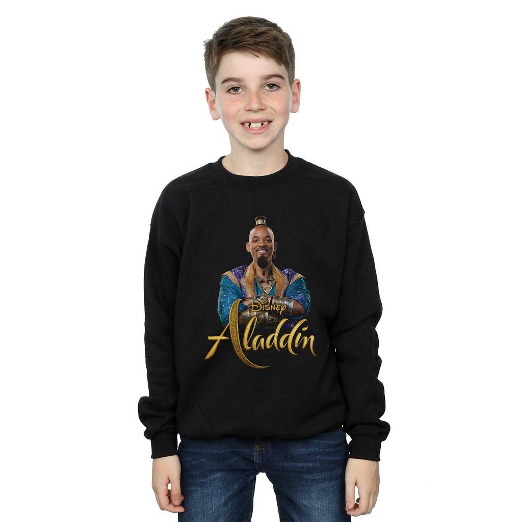 Disney Boys Aladdin Movie Genie Photo Sweatshirt