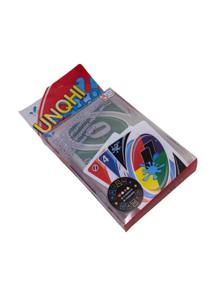 

UNQHI Уно Водонепроницаемая ПВХ Карточная Игра для Взрослых - Казуальная Многопользовательская Вечеринка Настольная Игра