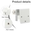 Metal Gutter Mount Bracket For Eufy Security EufyCamS340/E42/E30 Gutter Mount Support For Security Cameras
