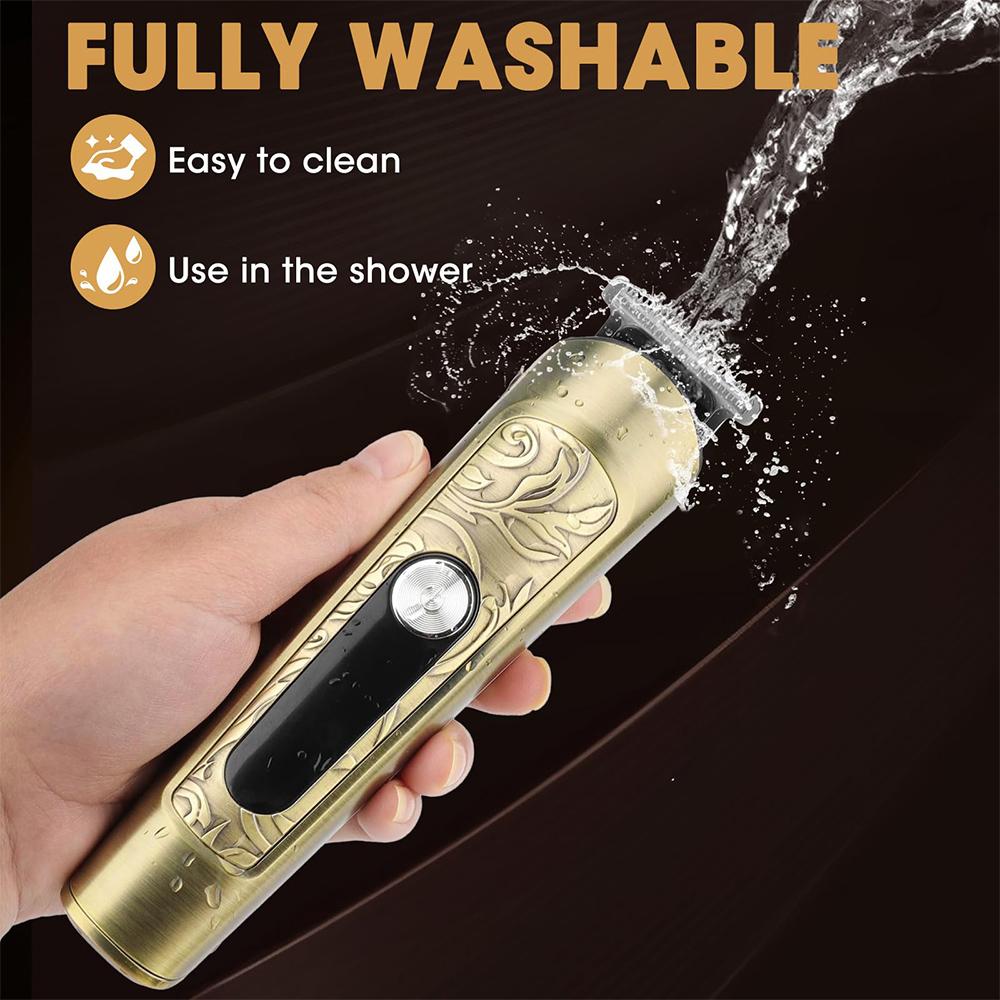 6 In 1 Beard Trimmer for Men Hair Trimmer Electric Razor Shaver Clippers for Hair Cutting Mens Grooming Kit for Body Nose Face