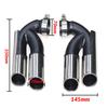 Quad Exhaust Tip For Volkswagen Touareg V6 V8 Upgrade W12 Stainless Steel Exhaust System Car Exhaust Pipe Muffler Tip Tailpipe