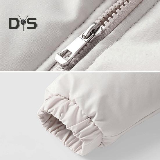 Зимнее хлопковое пальто унисекс с толстым подкладочным воротником-стойкой — фото 11