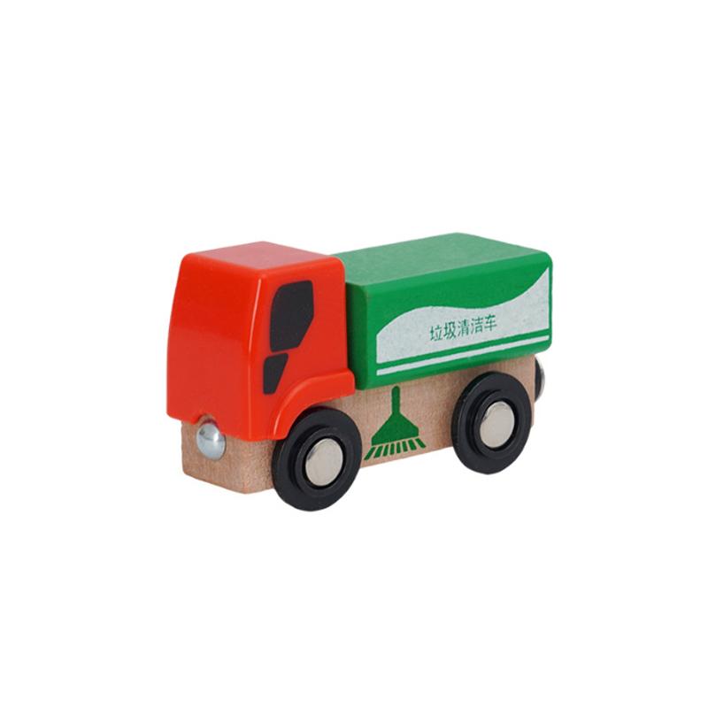 New Wooden Multifunctional Magnetic Car Scenery Car Toy For Kids Compatible with Thomas Wooden Train Track