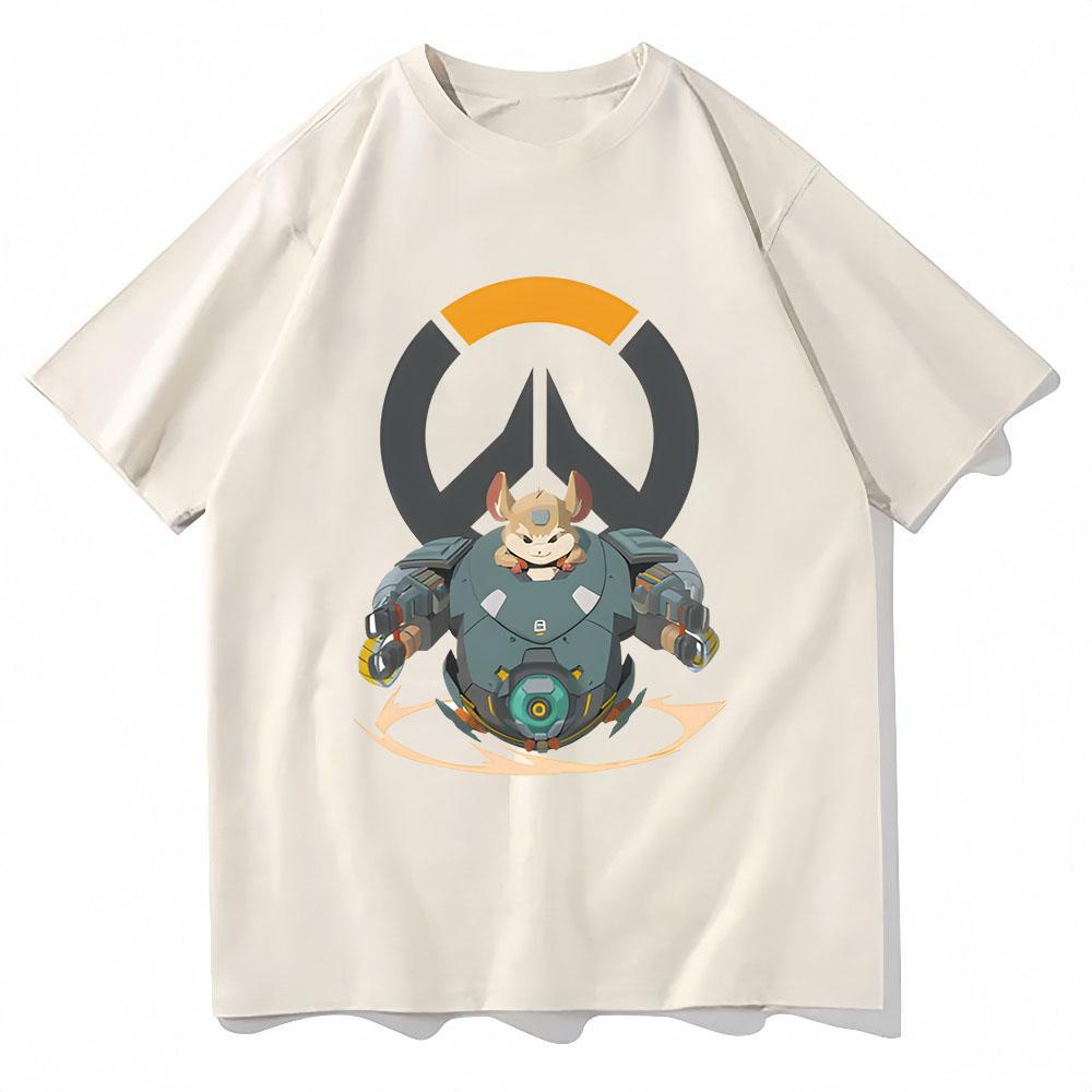 Summer Overwatch Games Graphic Printed Men T-shirts High Quality Harajuku Clothes Casual Loose Short Sleeve Women Tee-shirts Top