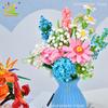 Giftfritt Blomsterbukett Byggklossar Kit Gör-det-själv Evig Blomma Romantiska Klossar Gör-det-själv Barnleksaker För Barn Vänner Vuxen Gåva