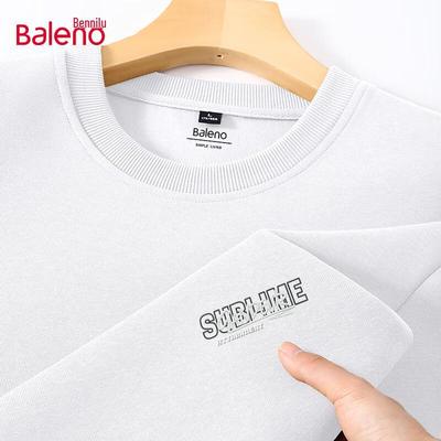 Baleno Men's Casual Round Neck Pullover Sweatshirt