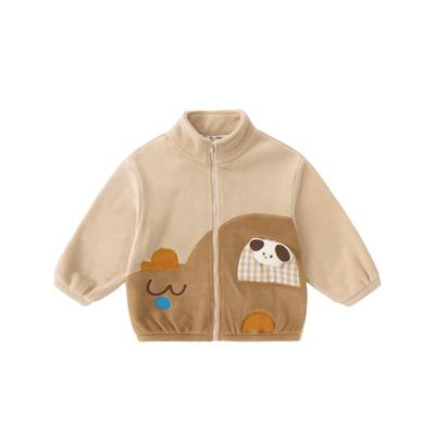 Dudujia Anti-Static Kids Casual Stand-Collar Jacket