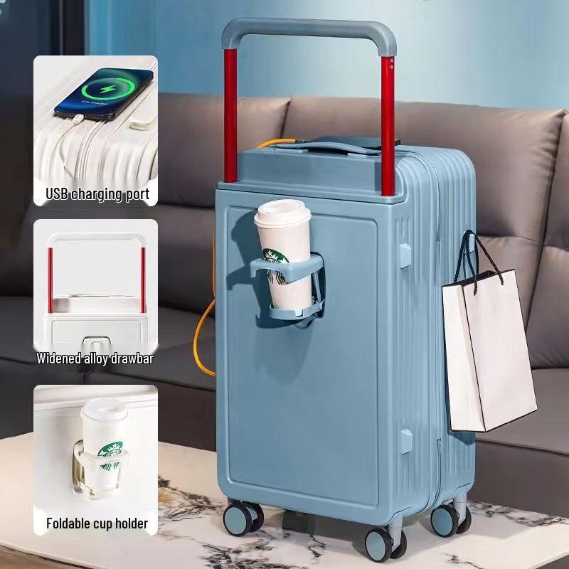 Stylish ABS Trolley Luggage with Password Lock 22 inches