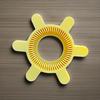 Apribottiglie in Plastica Giallo Facile da Afferrare con Manico Ergonomico