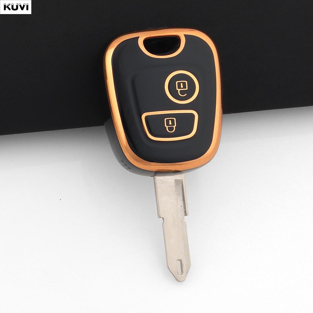 

New Tpu Car Key Case Cover Shell For Peugeot 106 107 206 207 307 Citroen C1 C2 C3 C4 Xsara Picasso For Toyota Aygo Fob Protector