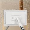 Mini Mop with 4 Reusable Clothes Flexible Easy Assembly Pet Hair Remover Mop Bathroom Corner Mop Wet/Dry Cleaning Tool