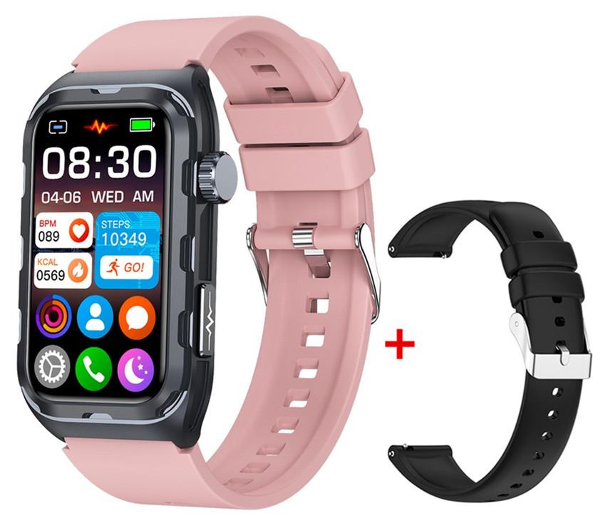 TK79 Smart Bracelet ECG Health Monitoring One Click Micro Physical Examination Blood Pressure Glucose Heart Rate Wristwatch