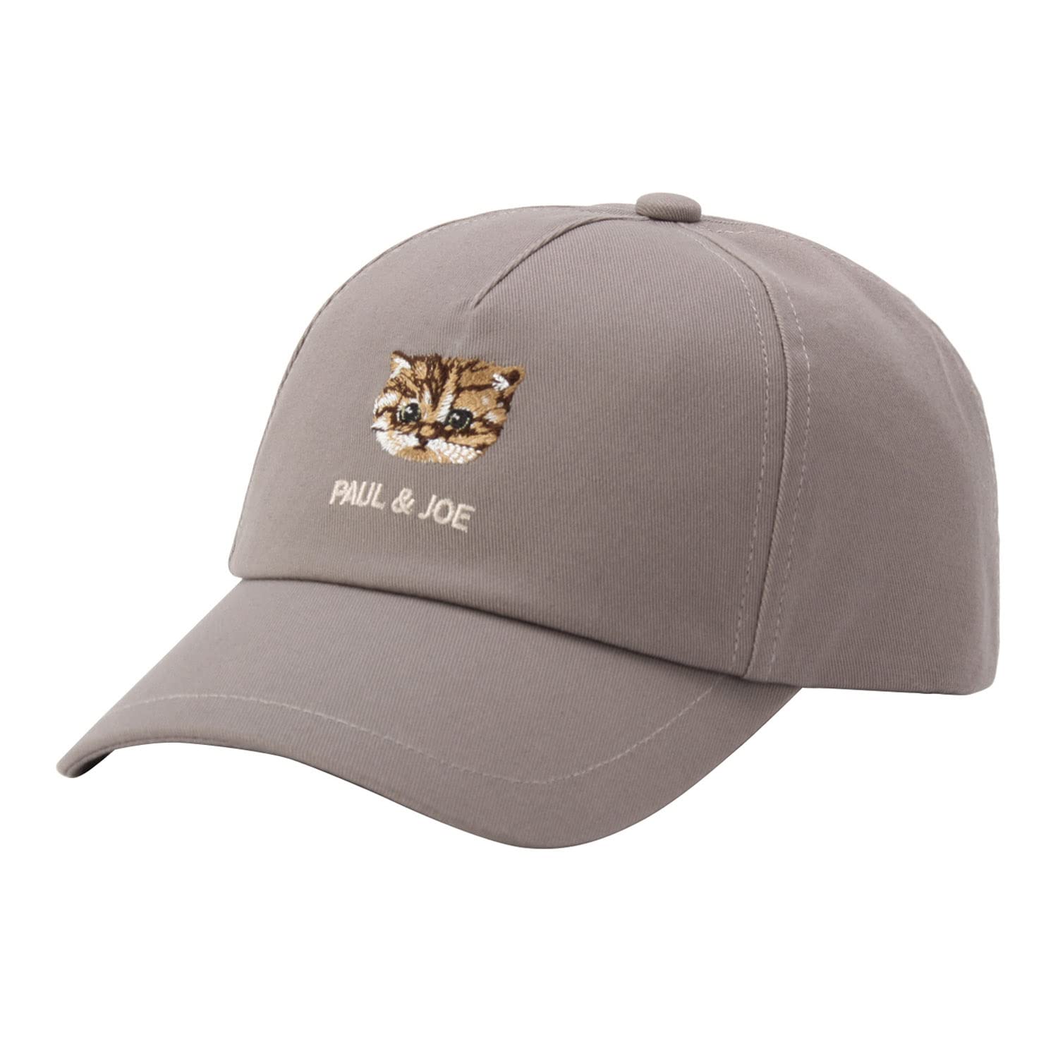 

ACCESSOIRES Brand Logo Cat Embroidered Cap 69439 Mocha Gray [Paul & Joe]