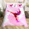 Conjunto de Capa de Edredom de Ginástica Esportiva Arco-Íris Aquarela Tie Dye Queen Conjunto de Cama Microfibra Capa de Edredom Cheerleading Para Amante de Yoga