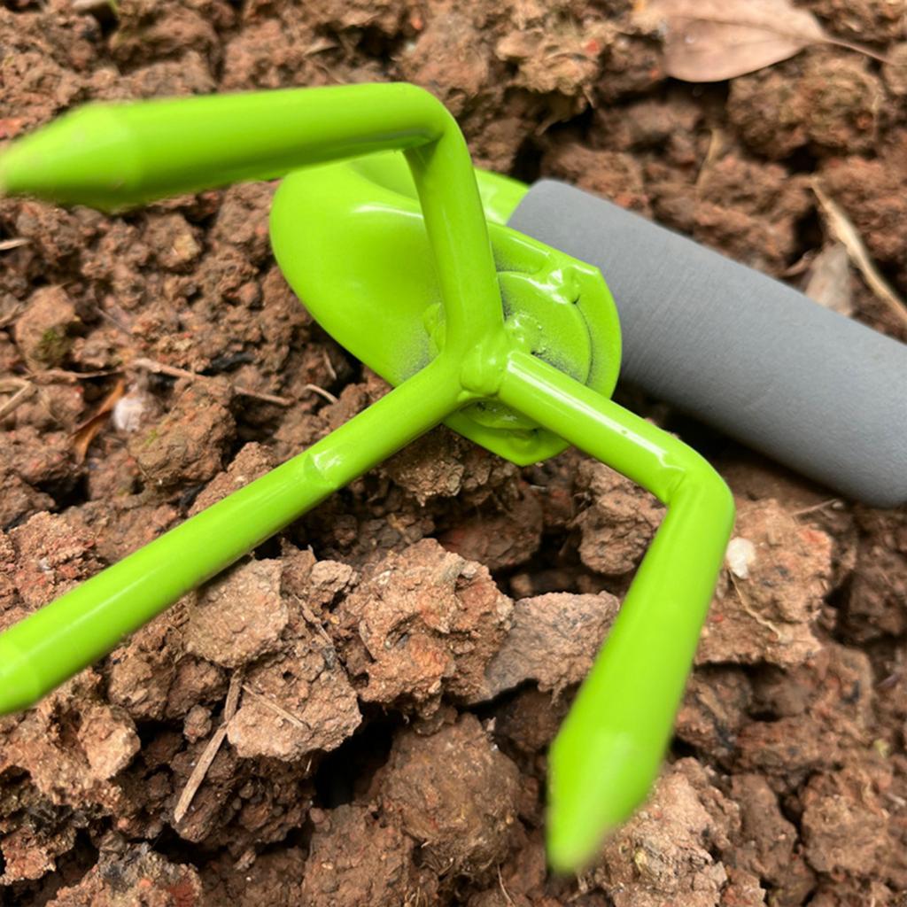 Cultivator cu răsucire de grădină Asamblare ușoară Aeristor manual din oțel Aerator de gazon Soluri Instrument de grădinărit manual