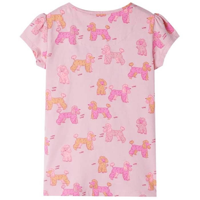 Pyjamas à manches courtes pour enfants rose clair 92/104/116/128/140