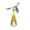 Mini Luminous Crystal Flying Bird Christmas Tree Table Decoration Christmas Gift Lamp