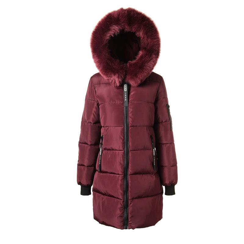 Hooded Fur Collar Jacket Coat 