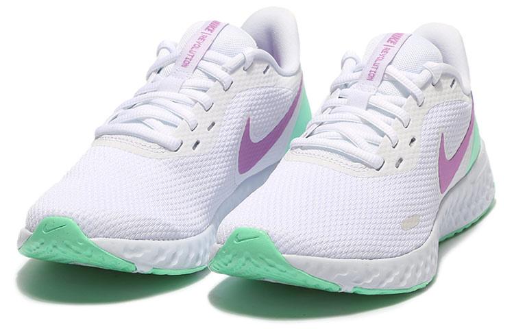 Nike Revolution 5 'Weiß Grün Leuchtend Violett' Damen BQ3207-111