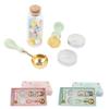 Wax Stamp Kit Retro Removable Handle Iris Pattern Wax Stamp Sealing Kit for Envelope Invitation