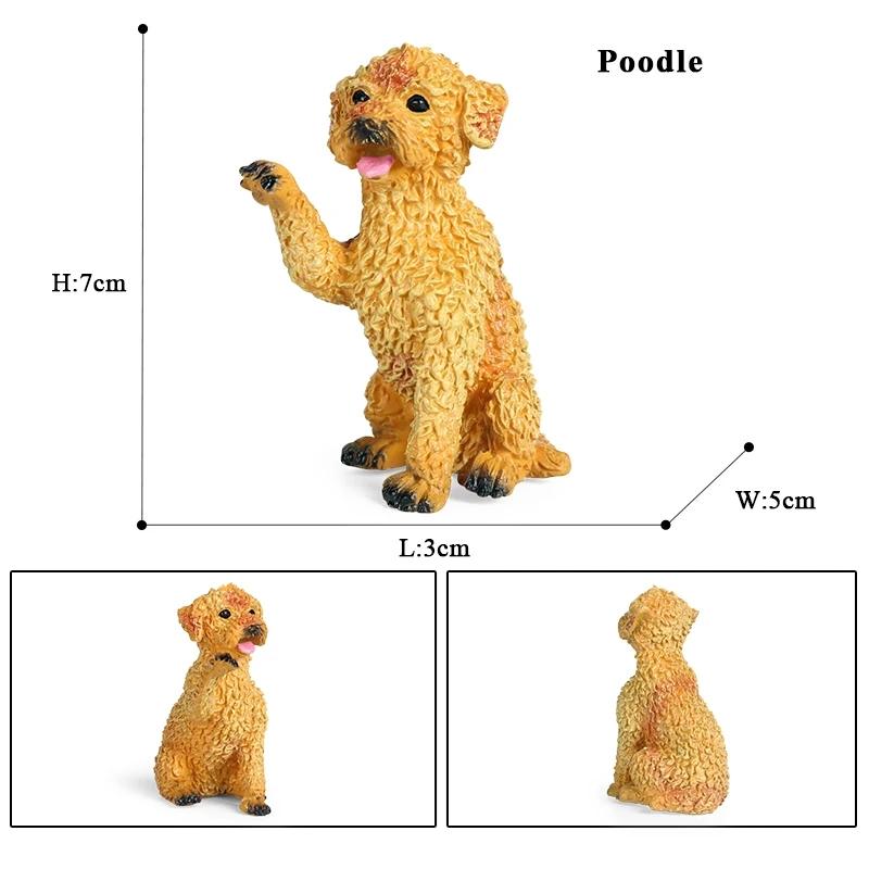Oenux Kitty Dog Animals Model Action Figure Siamese Husky Pug Rottweiler Puppy Figurines PVC Cute Collection Toy Kids Gift