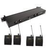 Wireless Earphone Monitor System 2 Channel 4 Bodypacks Whole Metal UHF Stage Monitoring System for