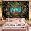 Tree of Life (194) Theme Wall Tapestry Customized With Name Text Personalized Hanging Tapestry For Bedroom Living Room Decor