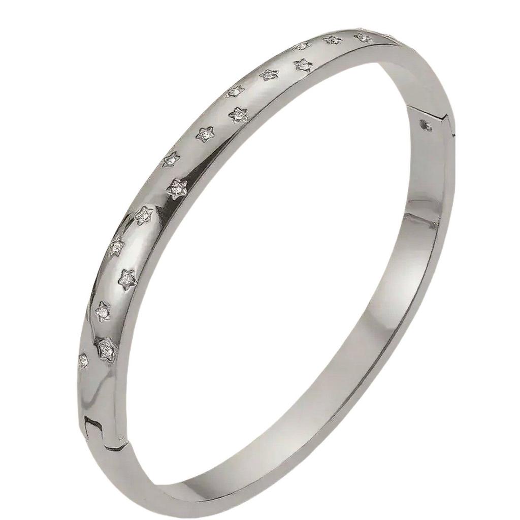 European INS Style 18K Gold Titanium Steel Star Buckle Bracelet - Fashionable, High-End Light Luxury Design