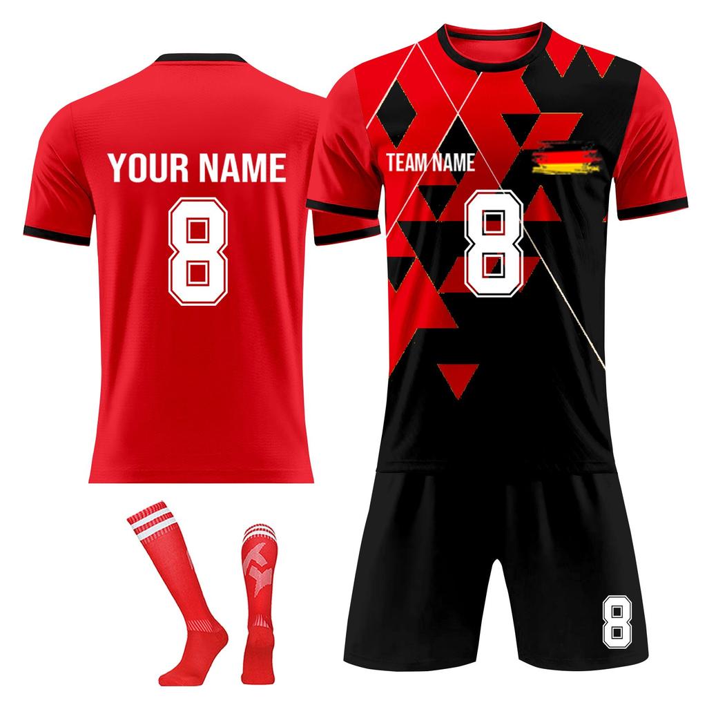 Personalised Shirts Kit Mens Girls With Name Number Custom Football Jerseys For Boys Training Suit