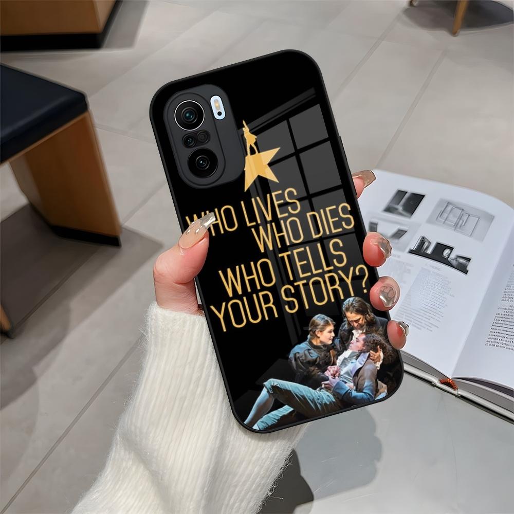 H-Hamilton Musical Lyrics Phone Case For Redmi 12c 13c 12 13 Note 13 Pro Plus 11 12 Pro 10 11s 12s Tempered Glass Cover