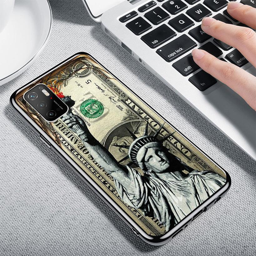 Banknote Dollar Cash Money Cover Phone Case For Xiaomi Poco F7 Ultra X7 X6 X5 Pro M7 Redmi 15C 15 13C 13 12C 12 10C 10 9A 9C 9T